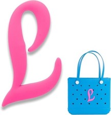 Charms for Bogg Bag Letters Rubber Beach Bag Accessories for Tote Bags Bogg Bag