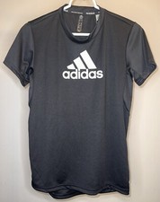 Adidas Women's Primeblue Designed to Move Short Sleeve Sport Tee Black - Size XS