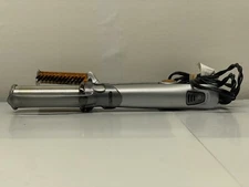InStyler 1 ¼ Rotating Straightening Brush Hot Iron IS1001 Silver/Orange WORKS A2