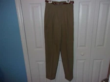 Smart Parts dress pants for ladies, vintage, size 7, dark tan, great shape.