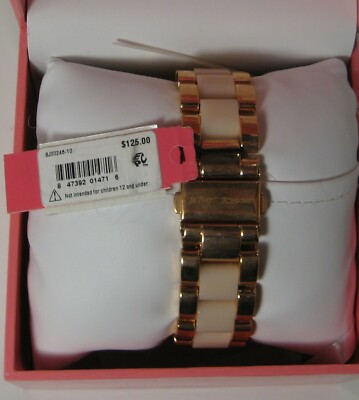 Betsey Johnson Owl Rhinestone and Glitter Rose Gold-tone  display picture 3