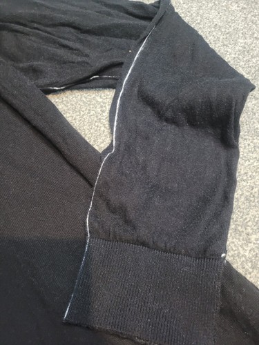 Brandneu mit Etikett Calvin Klein Jeans schwarze Feinstrick-Cardigan für Herren M reine Baumwolle CK - Bild 5 von 6