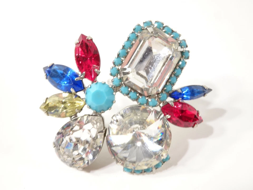 Anillo JOOMI LIM para mujer bonito bisutería talla 6 nuevo sin etiquetas 188 multi rojo Foto 2 de 4