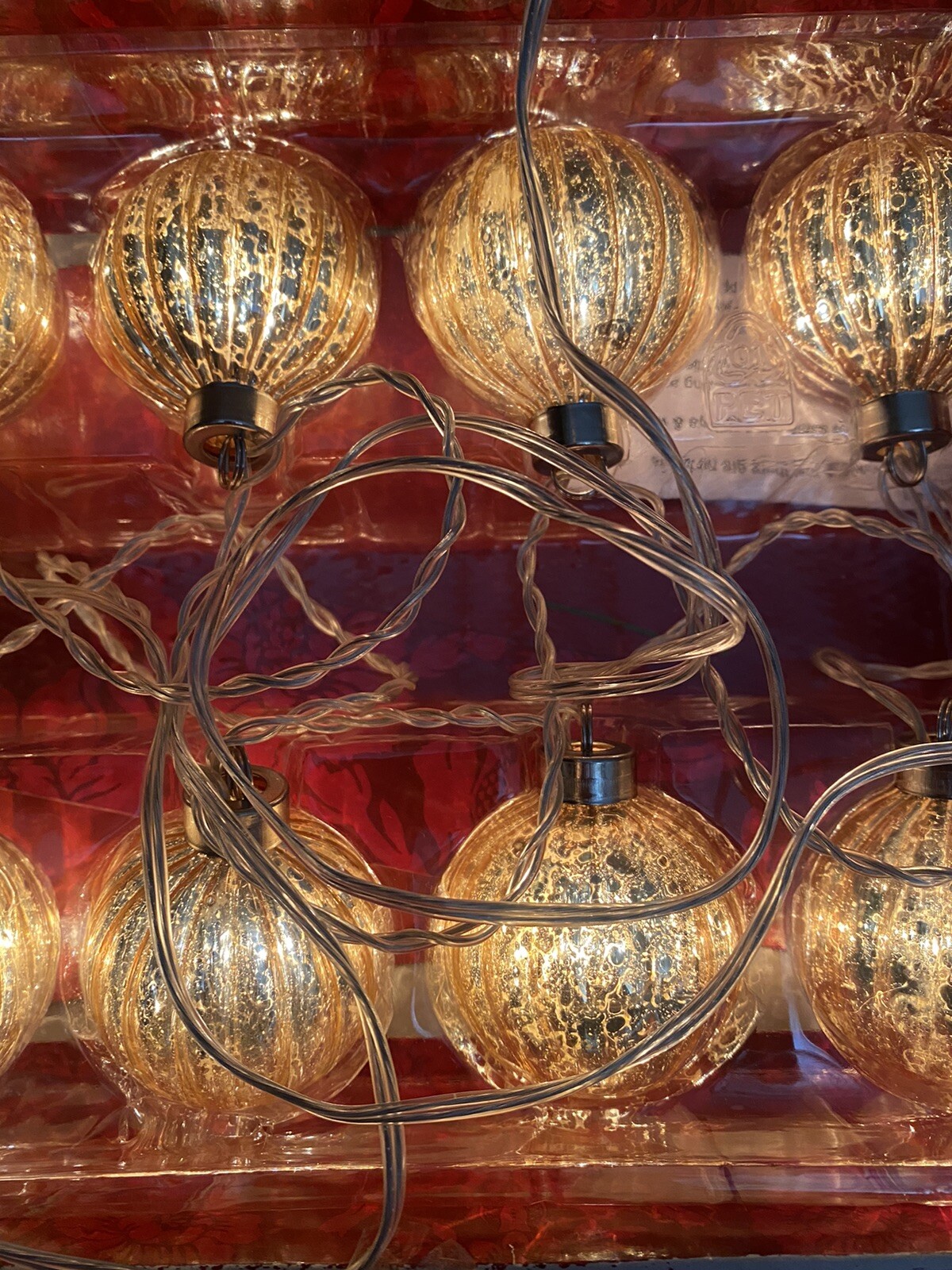 vintage, Laura Ashley Christmas Tree , Bauble, lights, Working eBay