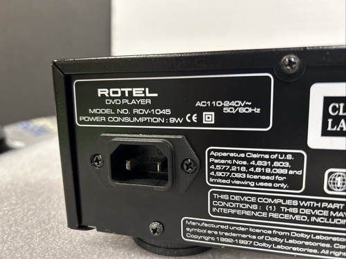 Rotel RDV 1045 DVD CD Player - Picture 4 of 4