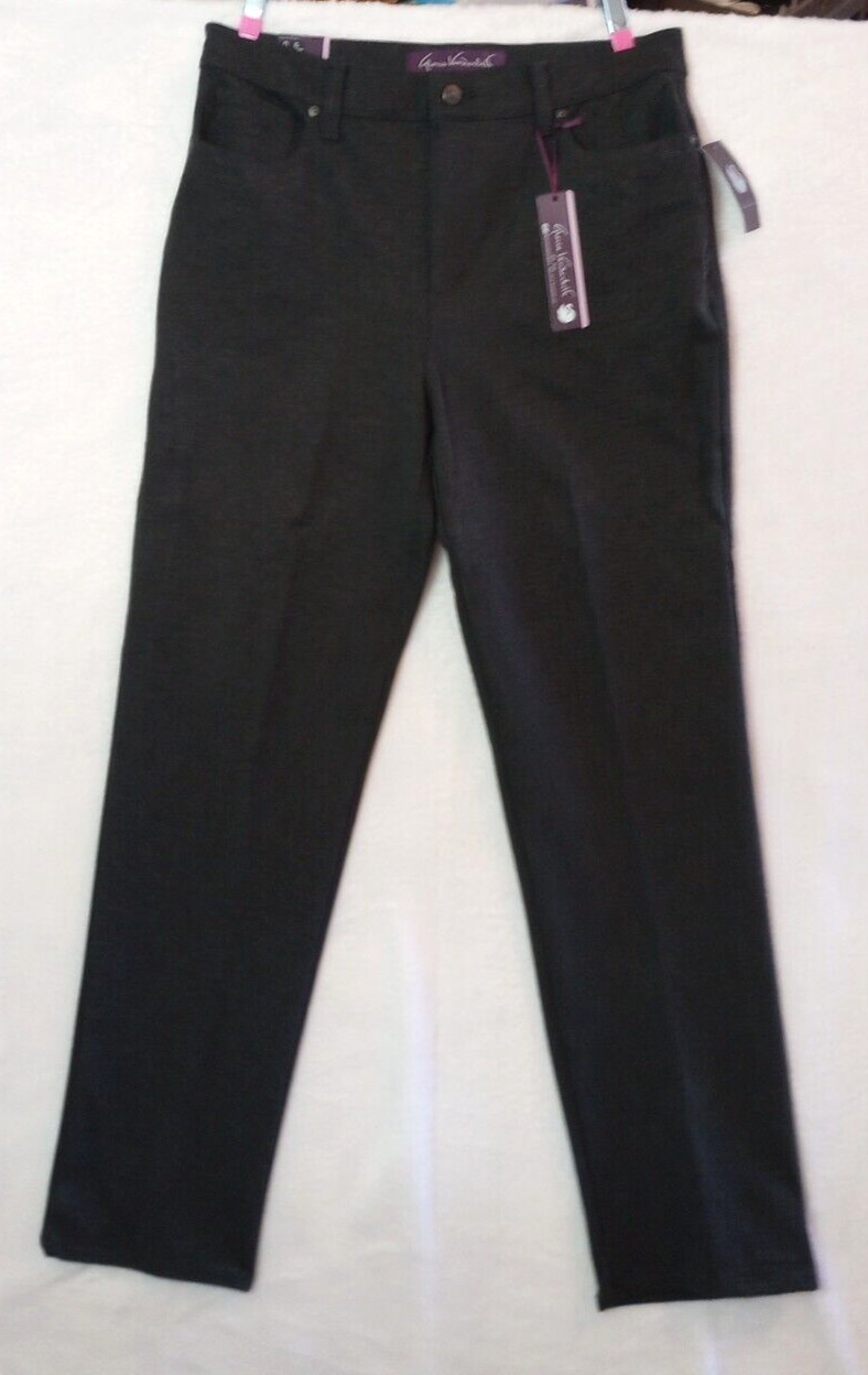 Sz 12 Gray Tapered Leg Stretch Nwt
