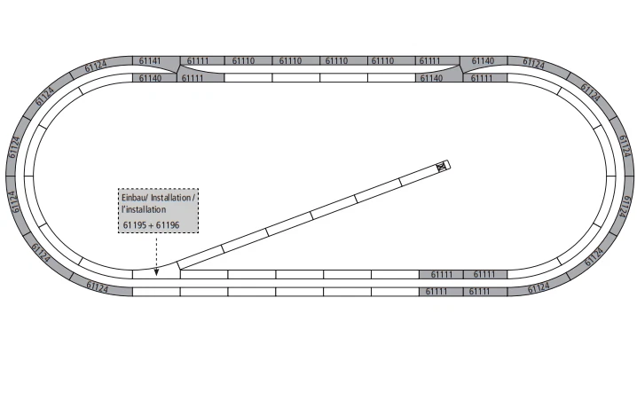Roco HO 51250 Track Extension Set for Digital Starter Sets - Image 3 of 4