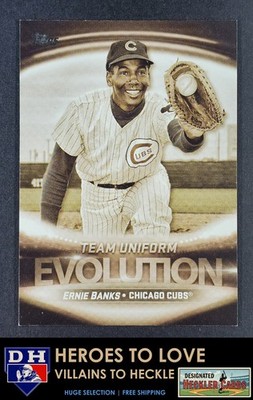 2019 Topps Evolution Of Ernie Banks / Kris Bryant #EO-10 Chicago Cubs