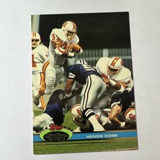 Topps Stadium Club Reggie Cobb Tampa Bay Buccaneers Rookie Card #150 1991. rookie card picture
