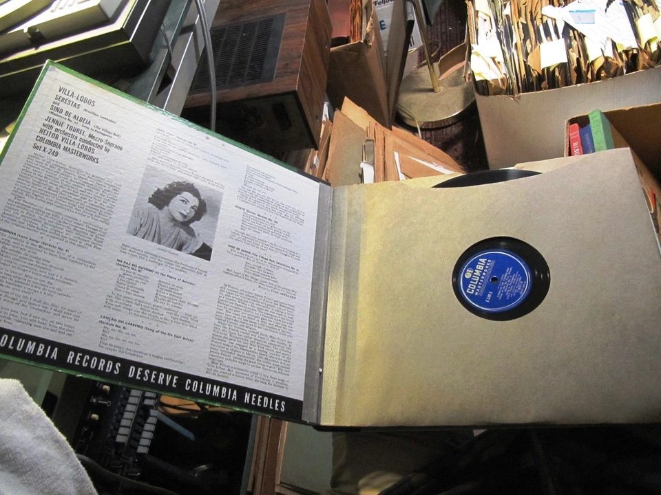 BRAZILIAN Heitor VILLA-LOBOS conducts SERESTAS Serenades Jennie Tourel COL X-249 - Image 2 of 4