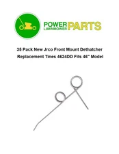 35 Pack New Jrco Front Mount Dethatcher Replacement Tines 4624DD Fits 46" Model