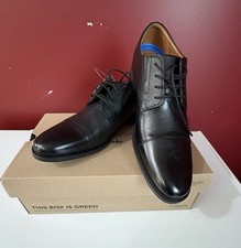 Clarks Men's Whiddon Cap Black Leather 26152912 Collection By Clark  s Dress Shoe