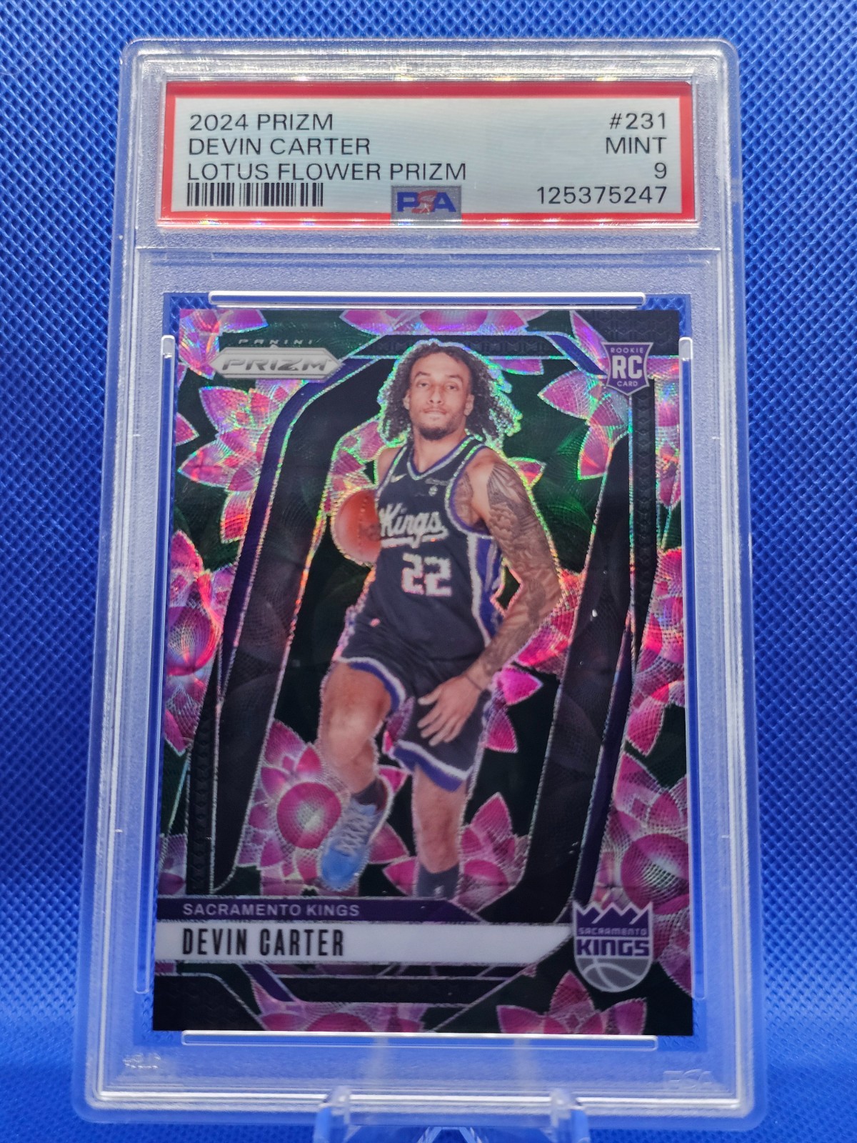 2024-25 Panini Prizm Devin Carter #231 Lotus Flower 02/18