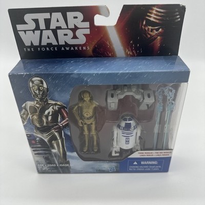 R2D2 & C3PO: Star Wars The Force Awakens Mission Series Action Figure Hasbro 