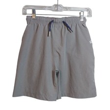 Tommy Bahama Active Boys Youth Gray Swim Shorts Elastic Waist Size L 10/12