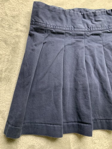 The Childrens Place Girls Sz 8 Navy Uniform Twill Woven Pleated Skort NWT K279N - Picture 3 of 8
