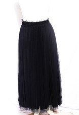 Weekend-Max Mara Intrend gonna plissettata midi blu 100% poliestere taglia XL NP: 190.0