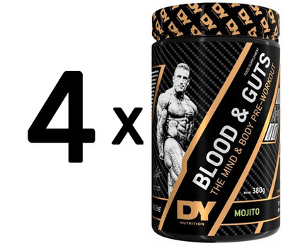 4 x Dorian Yates Blood and Guts, Mojito - 380g (62,47 EUR/kg)