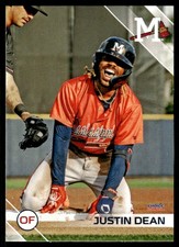2024 Justin Dean MiLB Minor League Rookie Mississippi Braves
