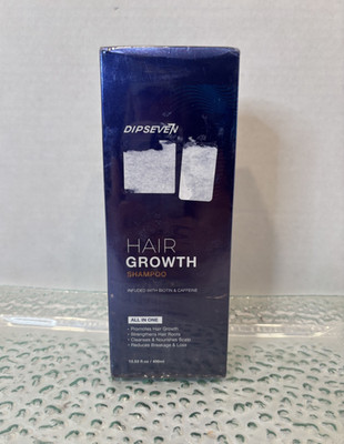 DIPSEVEN Hair Growth Shampoo Infuded With Biotin And Caffeine 13.53 fl oz NEW