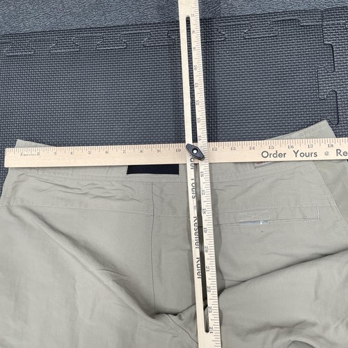North Face Shorts Mens 38 Khaki Beige Hiking Outdoor Nylon Belted Quick Dry - Picture 12 of 13