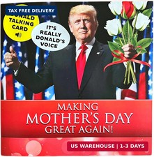 Talking Donald Trump Mother's Day Card - Hear Trump's Real Voice Deliver a Heart