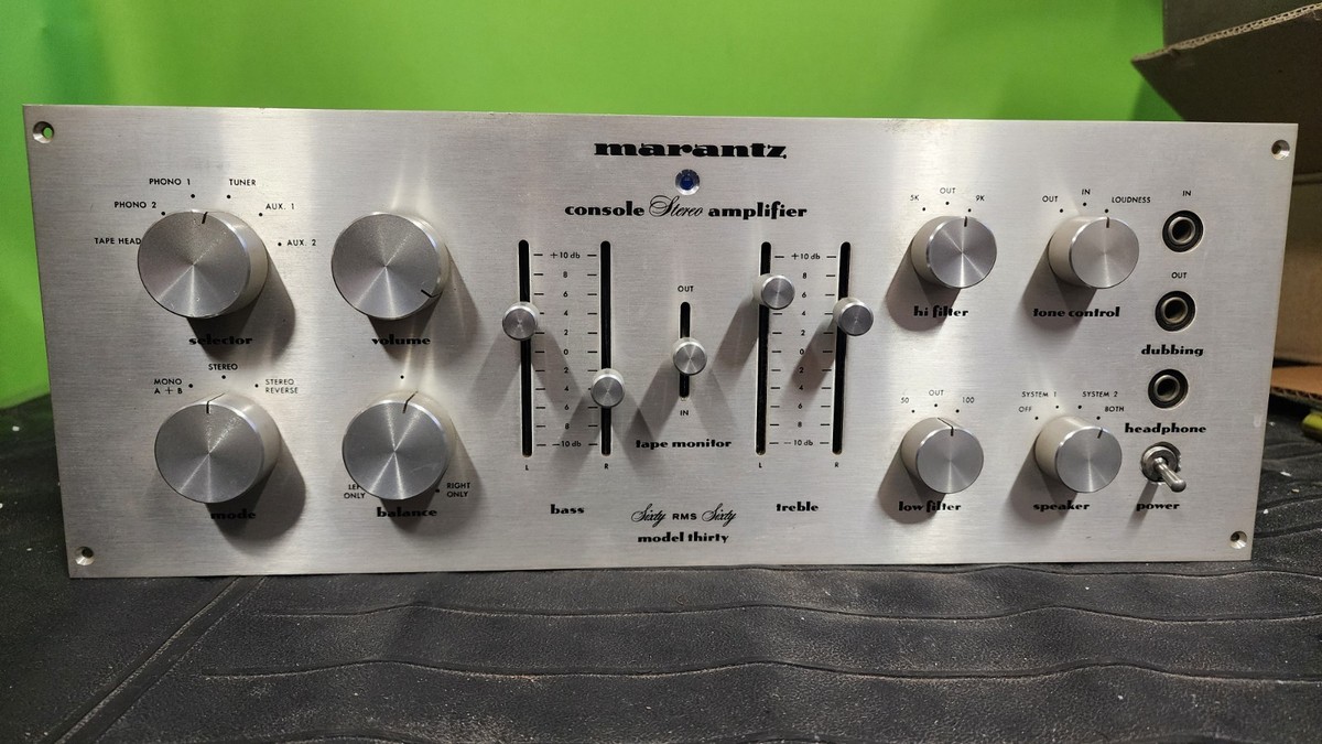 Vintage MARANTZ Model Thirty Console Stereo Integrated Amplifier