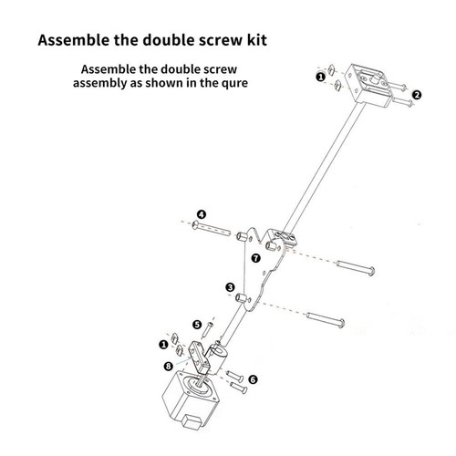 Creality Ender-3 Series Dual Z Axis Lead Screw Upgrade Kit for Creality Ender-3 - Afbeelding 10 van 12