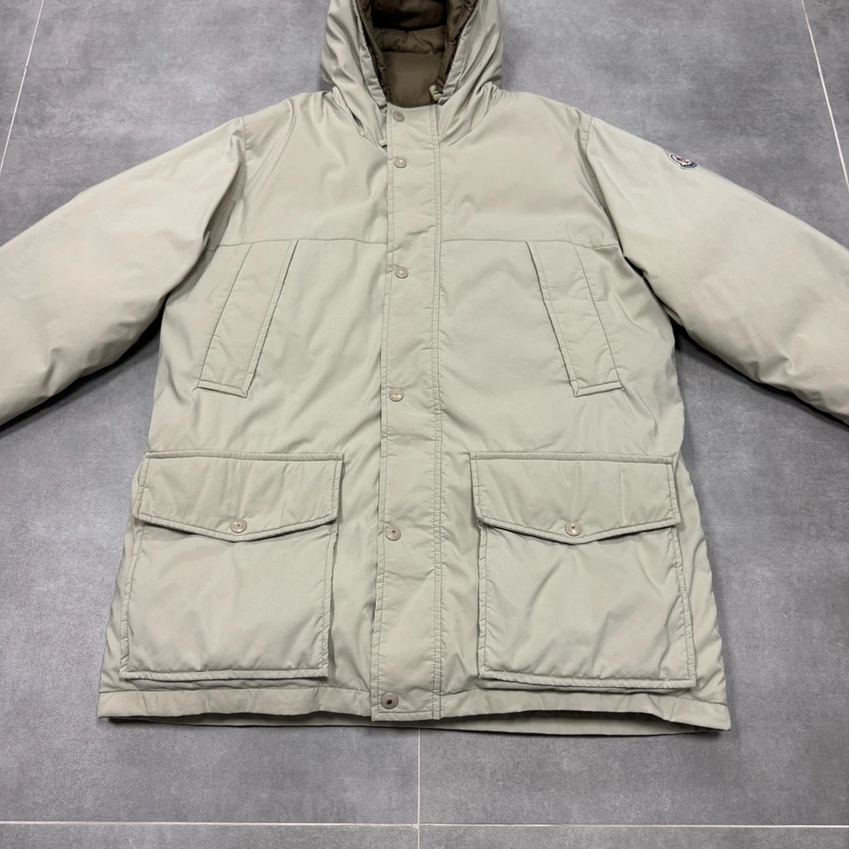 Jaqueta Parka Vintage Moncler Grenoble Puffer Down Anos 90 Masculina Tamanho 4 (L-XL) - Imagem 4 de 4