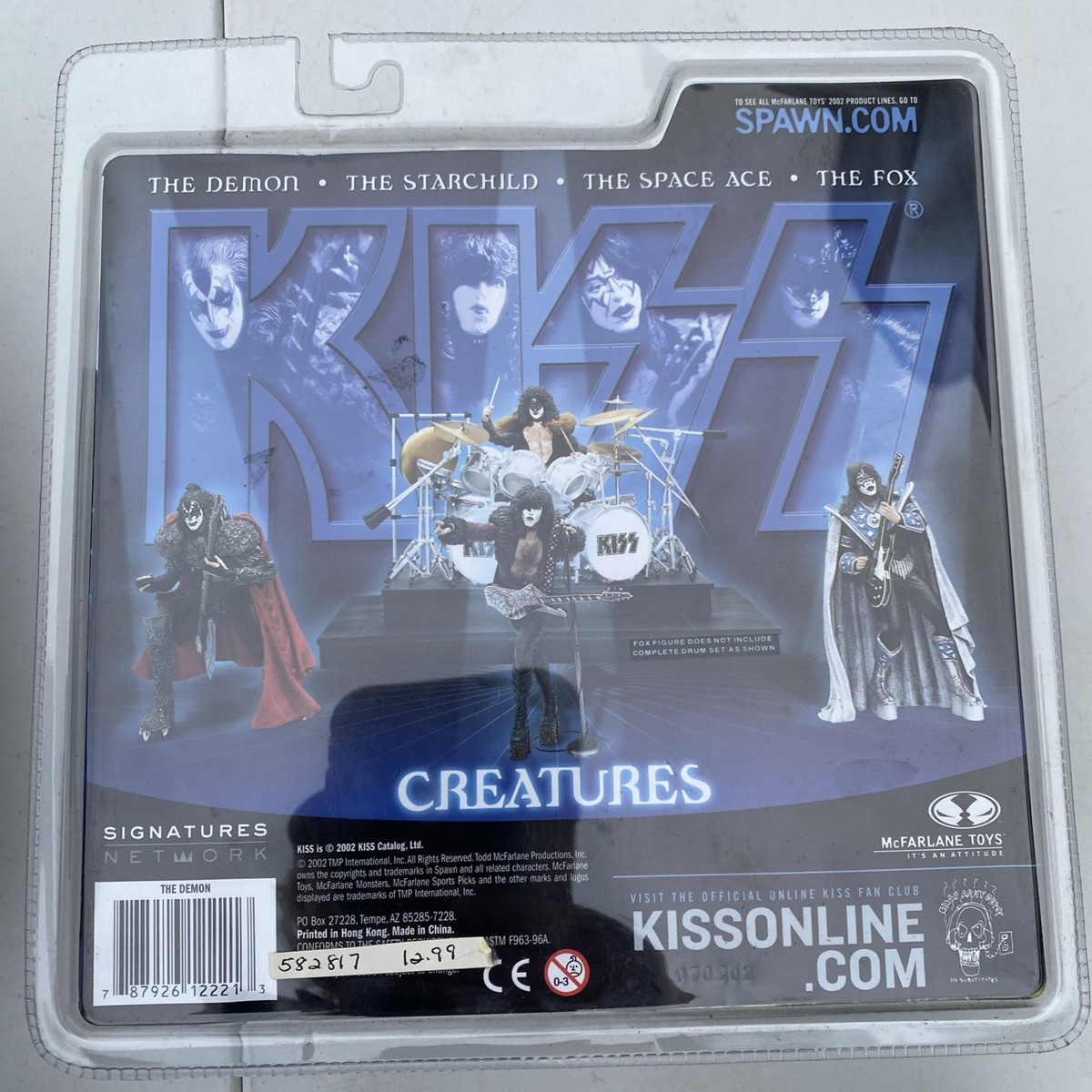 2002 McFarlane KISS CREATURES of the NIGHT COMPLETE Figures SET of