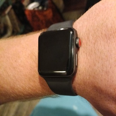 Apple MTF32LLA Watch Series 3gps 42 Mm Space Gray Aluminum With
