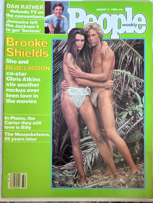 People Weekly Magazine Aug 11, 1980 Brooke Shields Chris Atkins Cover