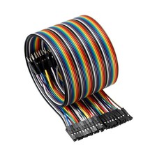 Breadboard Jumper Wires Ribbon Cable Male To Female 40Pin 2.54mm 50cm 1 PCS