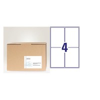 Versand-Etiketten, 105 X 148 Mm, Weiß Avery Zweckform 8025-300 (4004182180259)