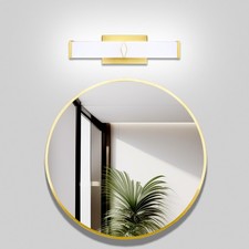 LED Modern Bathroom Vanity Light 16 Inch 5700K Matte Black Wall Fixture