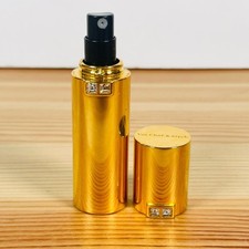 Van Cleef & Arpels First Eau Toilette Refillable Perfume Spray Gold Case 70's 