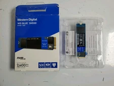 WD SN550 Blue 500GB NVMe M.2 2280 Internal SSD WDS500G2B0C Western Digital 