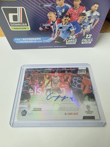 2021-22 Topps Stadium Club Chrome UCL - Chrome Autograph Sven Botman Rookie