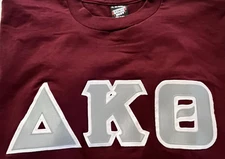 VTG 1980's AKO ALPHA KAPPA OMEGA fraternity T-shirt SCREEN STARS BEST XL USA