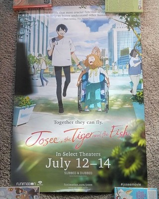 Josee, The Tiger, and the Fish Original Single Sided Movie Poster RARE! 27×39