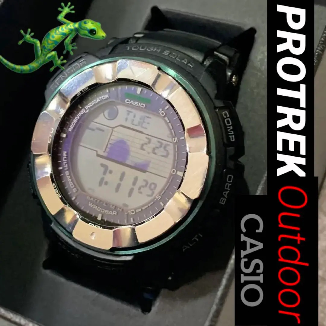 【美品】 カシオ プロトレック PRW‐2500 電波ソーラー CASIO カシオ PROTREK プロトレック PRW-2500 電波ソーラー