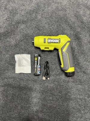 Ryobi Lithium-Ion Dual LED Screwdriver Kit Cordless Power New. NO BOX