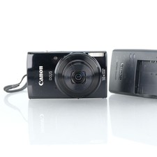 Canon IXUS 180 Digital Camera Black 20MP 8x Zoom HD Compact Point & Shoot