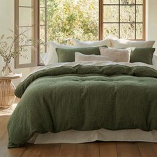Muslin Cotton Duvet Cover King 104 x90 Ultra Soft Breathable Bedsure Lightweight