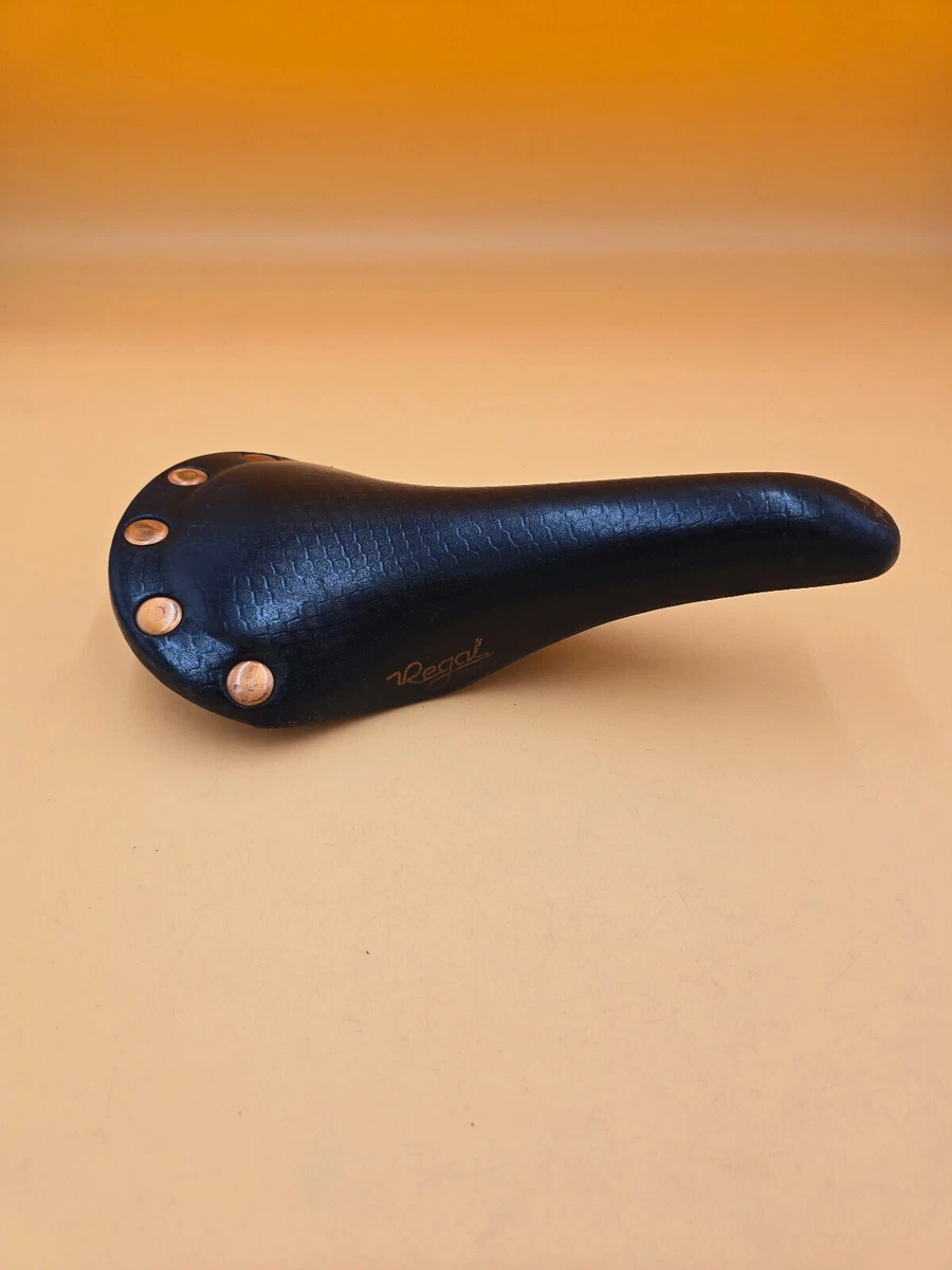 Selle Vélo Vintage San Marco Regal Girardi - 1992 - Noire - Pour Colnago, De Rosa, Masi - Italie