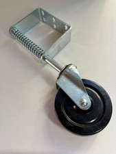 NEW Shepherd Hardware 8735 Hard Rubber Spring Loaded Gate Caster 5" Wheel 220 lb