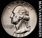 1957-D Washington Quarter- Silver Choice Gem Brilliant Unc Luster #i9605