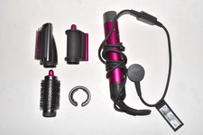 Dyson Airwrap Hair Dryer Multi Styler Nickel Fuchsia Pink & attachments HS01