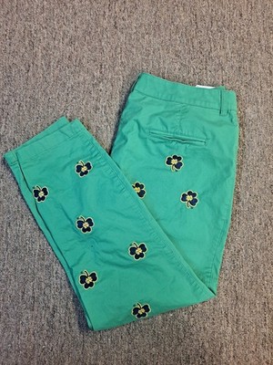Pennington & Bailes Notre Dame Women's Stadium Pants Size 14 Green Shamrock Crit