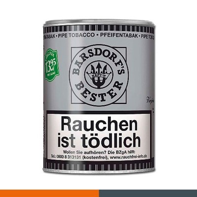 6 X 160g Barsdorf``s Käpt`n Bester Bright Virginia Pfeifentabak Dose
